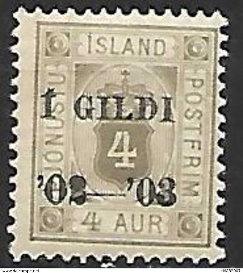 ISLANDE    -   Timbre De Service   -   1902  .  Y&T N° 11 *. - Dienstzegels