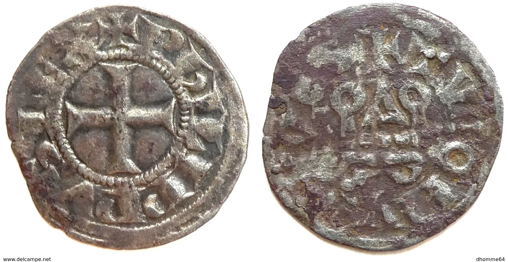 13-FRANCE MÉDIÉVALE - Philippe IV - Obole Tournois (Dup. 224 ; 0,44 G) - 1285-1314 Philippe IV Le Bel