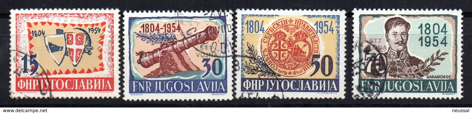 Serie Nº 656/9 Yugoslavia - Usados