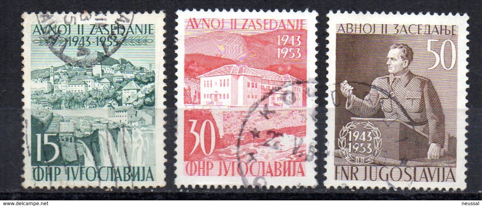 Serie   Nº 634/6   Yugoslavia - Usados