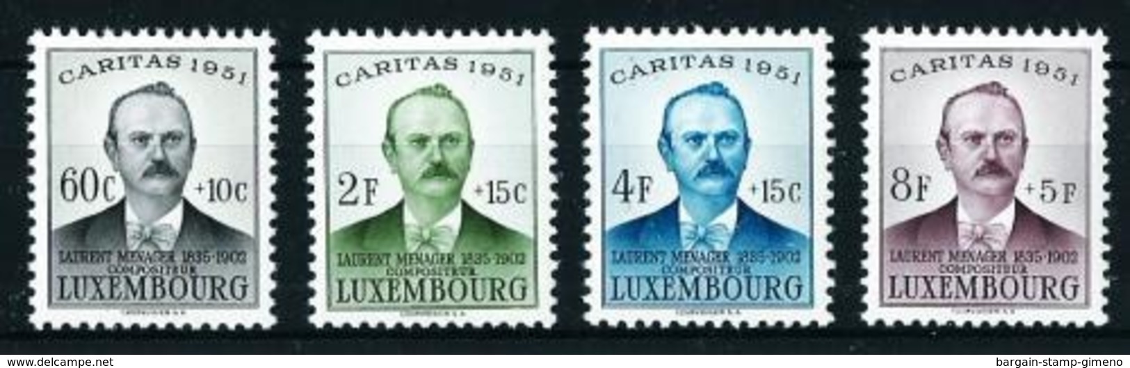 Luxemburgo Nº 449/52 Nuevo Cat.40€ - Nuevos