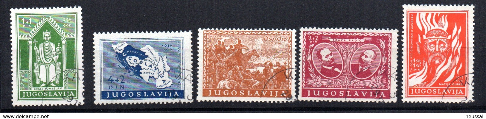 Serie   Nº 375/9  Yugoslavia - Usados