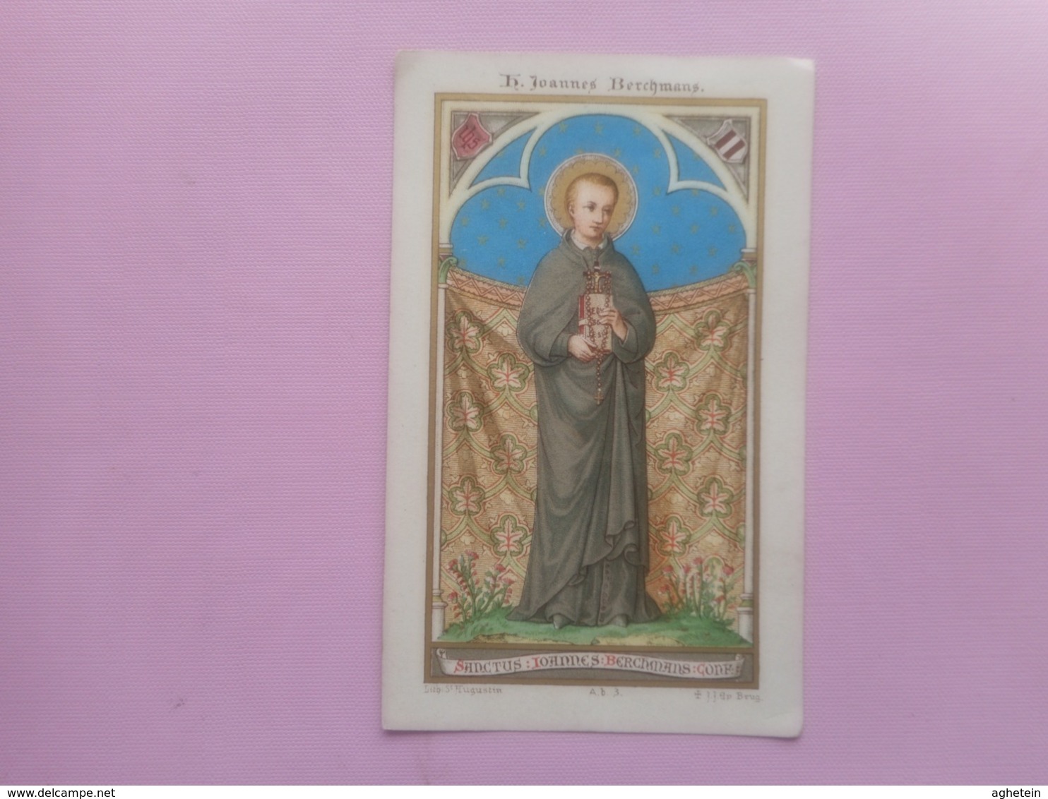 DEVOTIE-LITHO ST AUGUSTINS-H.JOANNES BERCHMANS - Religione & Esoterismo