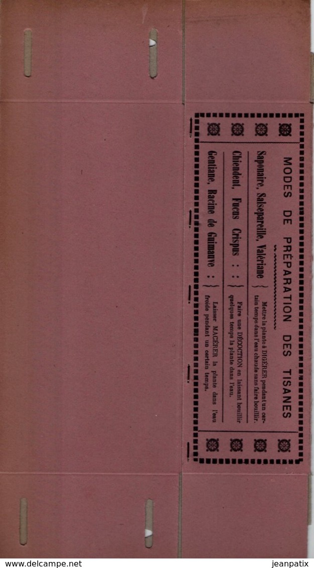 Boite Carton Pharmacie Herboristerie - Non Dépliée - Tisanes - Pharmacie BONNAFY - LIMOGES - Matériel Médical & Dentaire