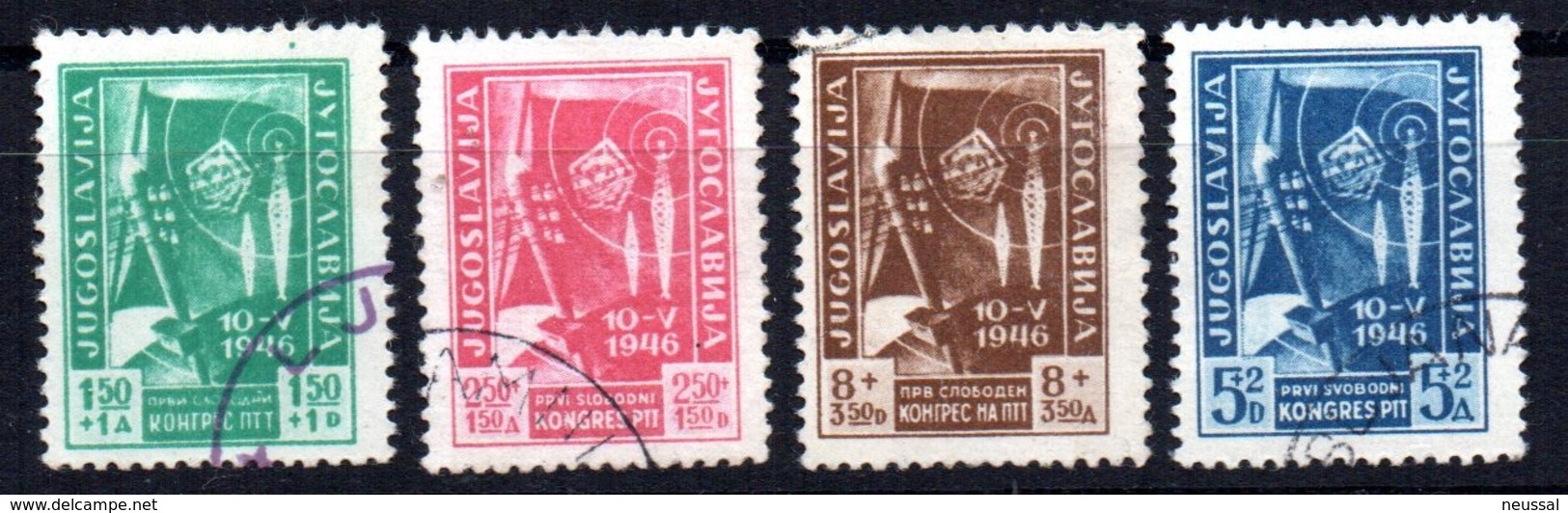 Serie   Nº 445/8   Yugoslavia - Used Stamps