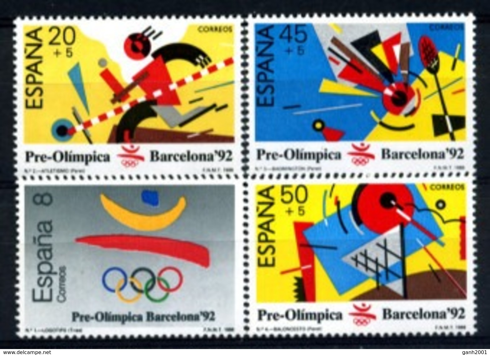 Spain 1988 España / Olympic Games Barcelona 1992 MNH Juegos Olimpicos / Cu14532  36-11 - Verano 1992: Barcelona