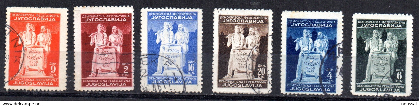 Serie   Nº 434/9B   Yugoslavia - Usados