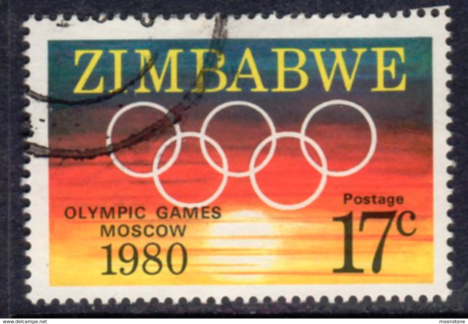 Zimbabwe 1980 Olympic Games, Moscow, Used, SG 596 (BA2) - Zimbabwe (1980-...)