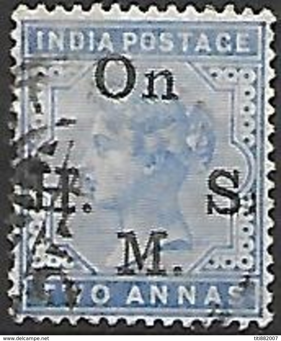 INDE  Anglaise    -   Timbre De Service  -   1883 .   Y&T N° 32 Oblitéré. - Otros & Sin Clasificación