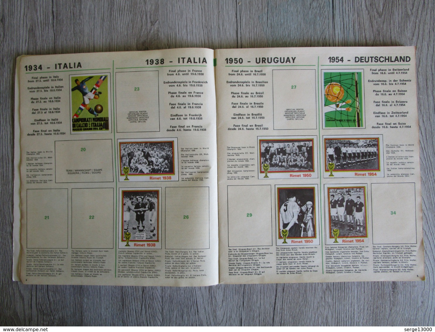 Album Panini Edizioni Modena Italy Munchen 74 Coupe Du Monde Allemagne Munich 1974 - Edition Italienne