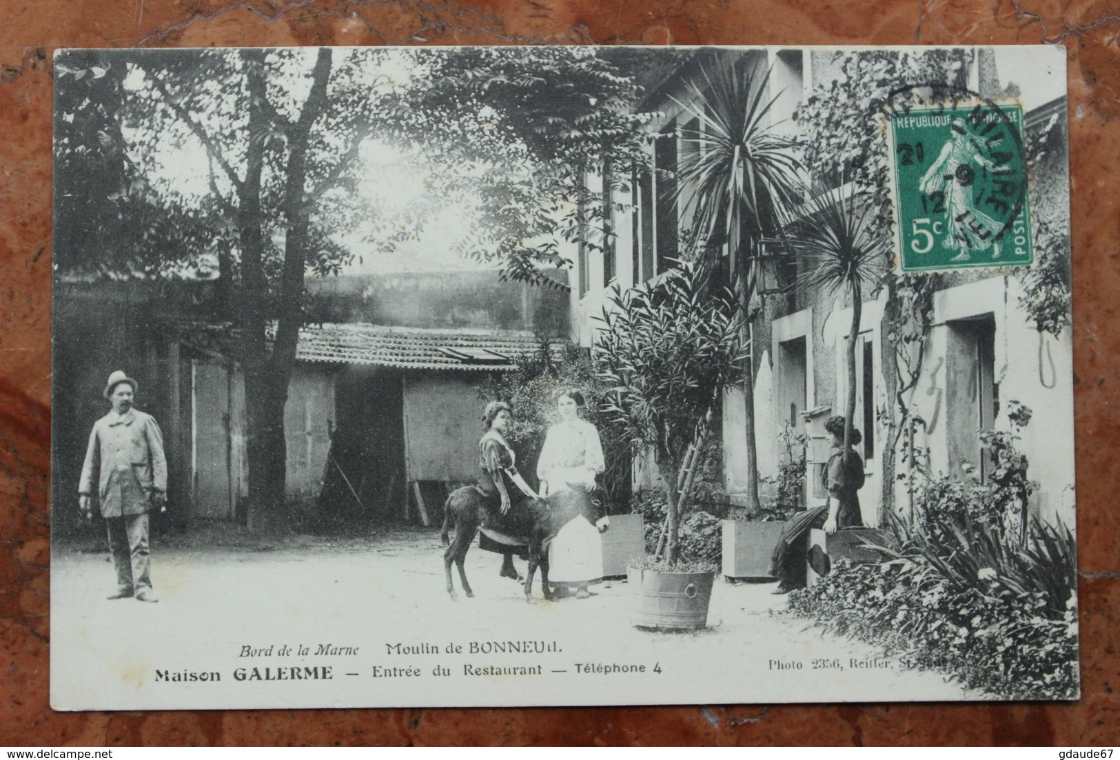 MOULIN DE BONNEUIL (94) - MAISON GALERME - ENTREE DU RESTAURANT - Bonneuil Sur Marne