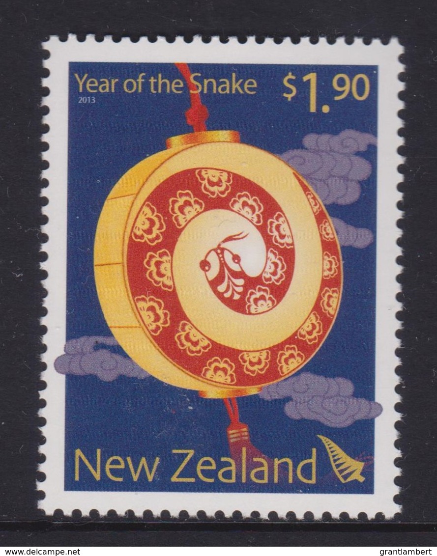 New Zealand 2013 Year Of The Snake $1.90 MNH - Neufs