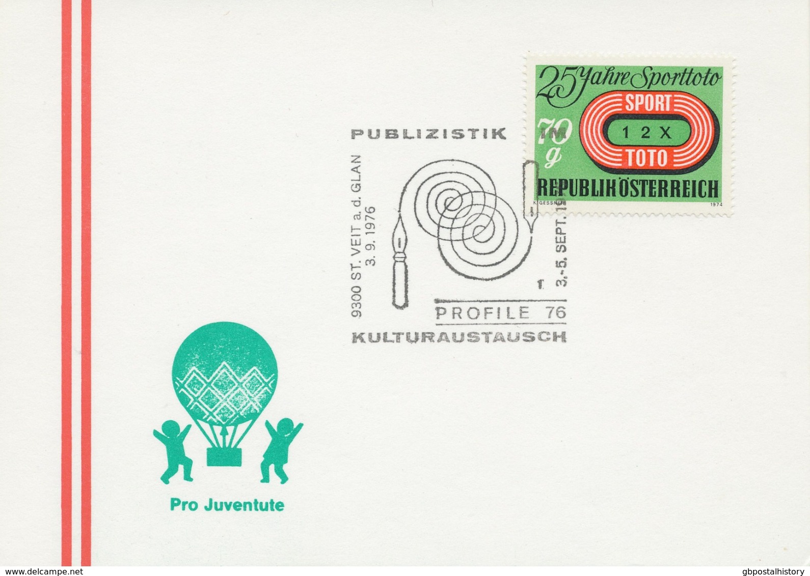 ÖSTERREICH 1976, SST SCHRIFTSTELLER: 9300 ST. VEIT An Der GLAN Publizistik Profile 76 - Frankeermachines (EMA)