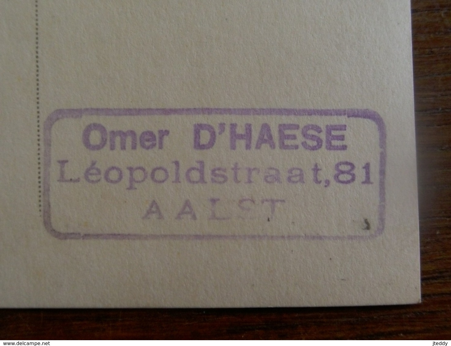 Oude FOTO-kaart  Zittende Dame  Door Fotograaf  OMER  D' HAESE  AALST - Personnes Identifiées