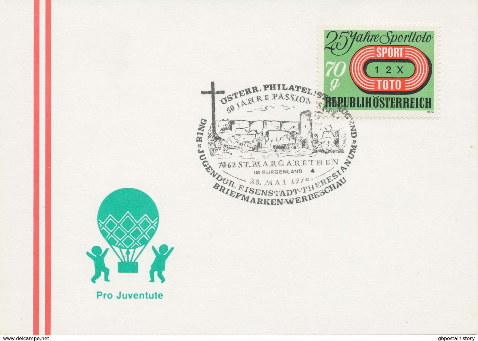 ÖSTERREICH 1976, SST GLAUBEN / THEATER: 7062 ST. MARGARETHEN 50 Jahre Passionsspiele - Franking Machines (EMA)