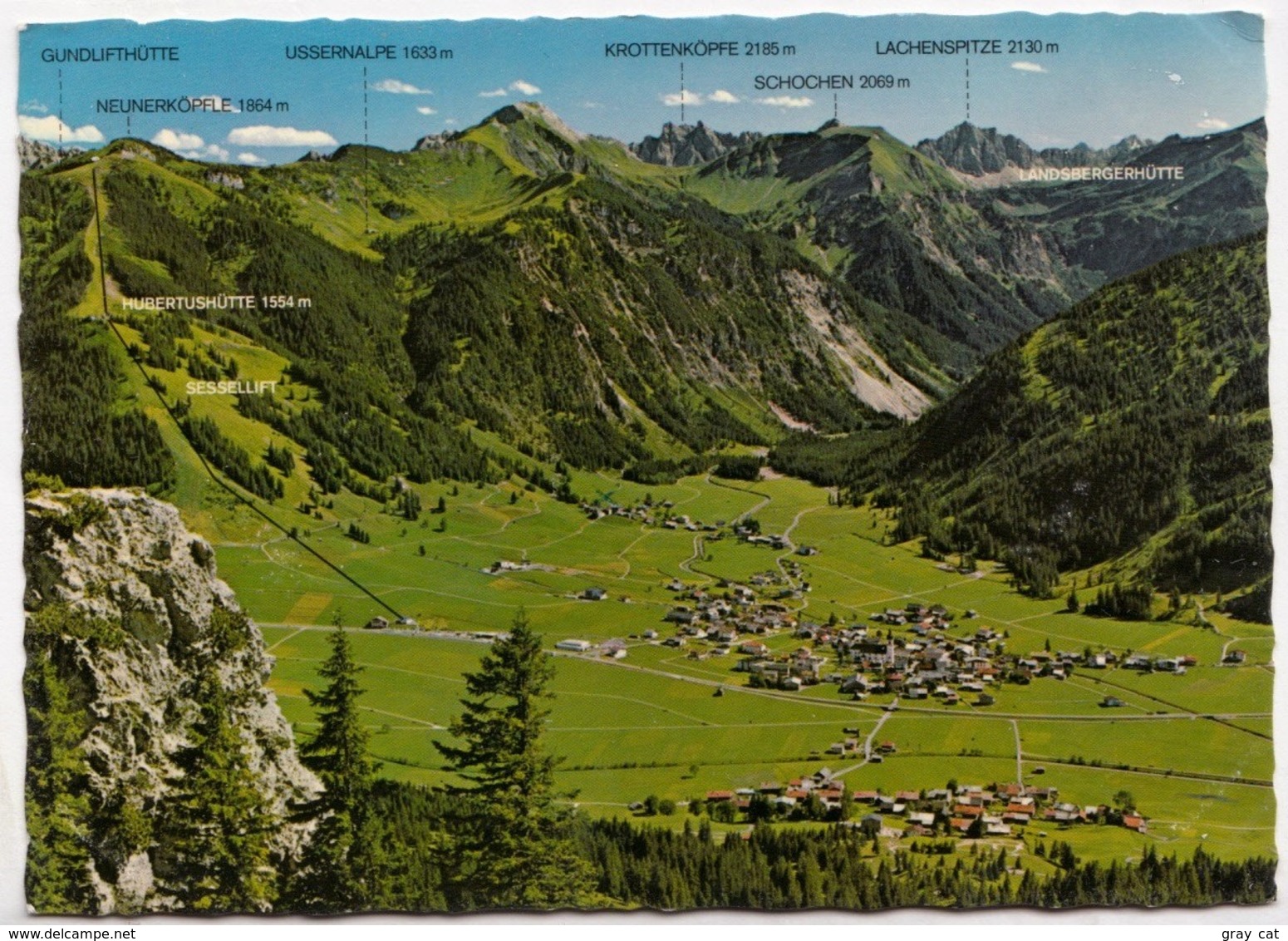 Tannheim In Tirol, 1111m, Austria, 1980 Used Postcard [23479] - Tannheim