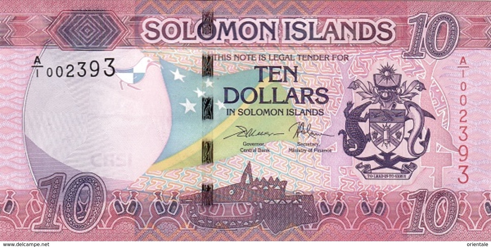 SOLOMON ISLANDS P. 33 10 D 2017 UNC - Salomonseilanden