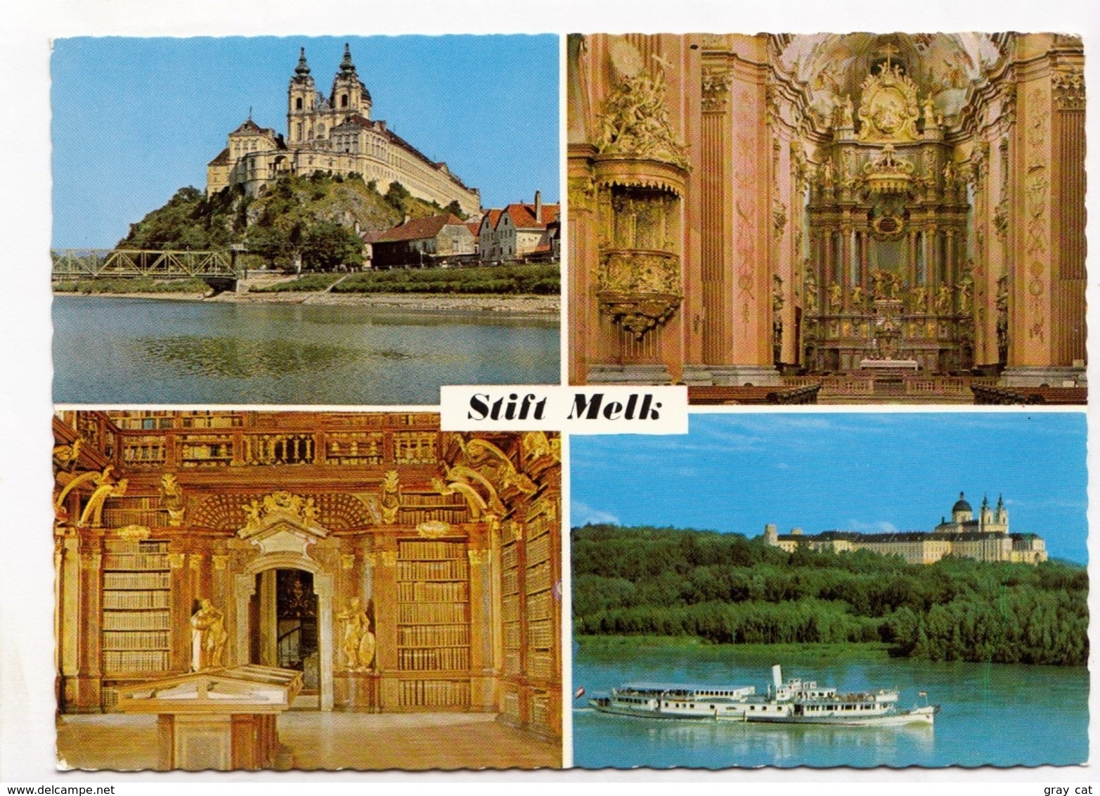 Stift Melk, Austria, Used Postcard [23485] - Other & Unclassified