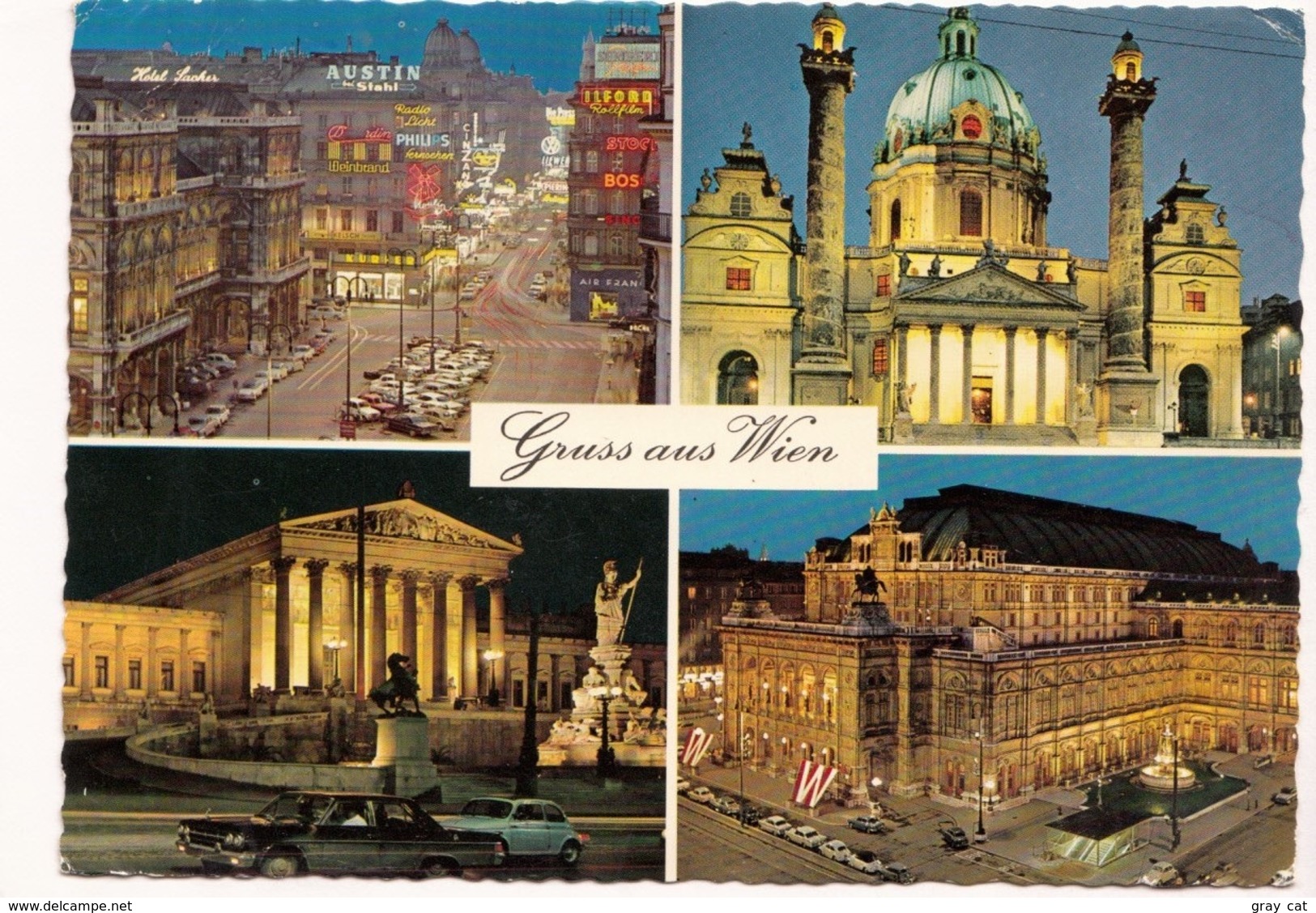 Gruss Aus Wien, Vienna, Austria, 1970 Used Postcard [23486] - Other & Unclassified