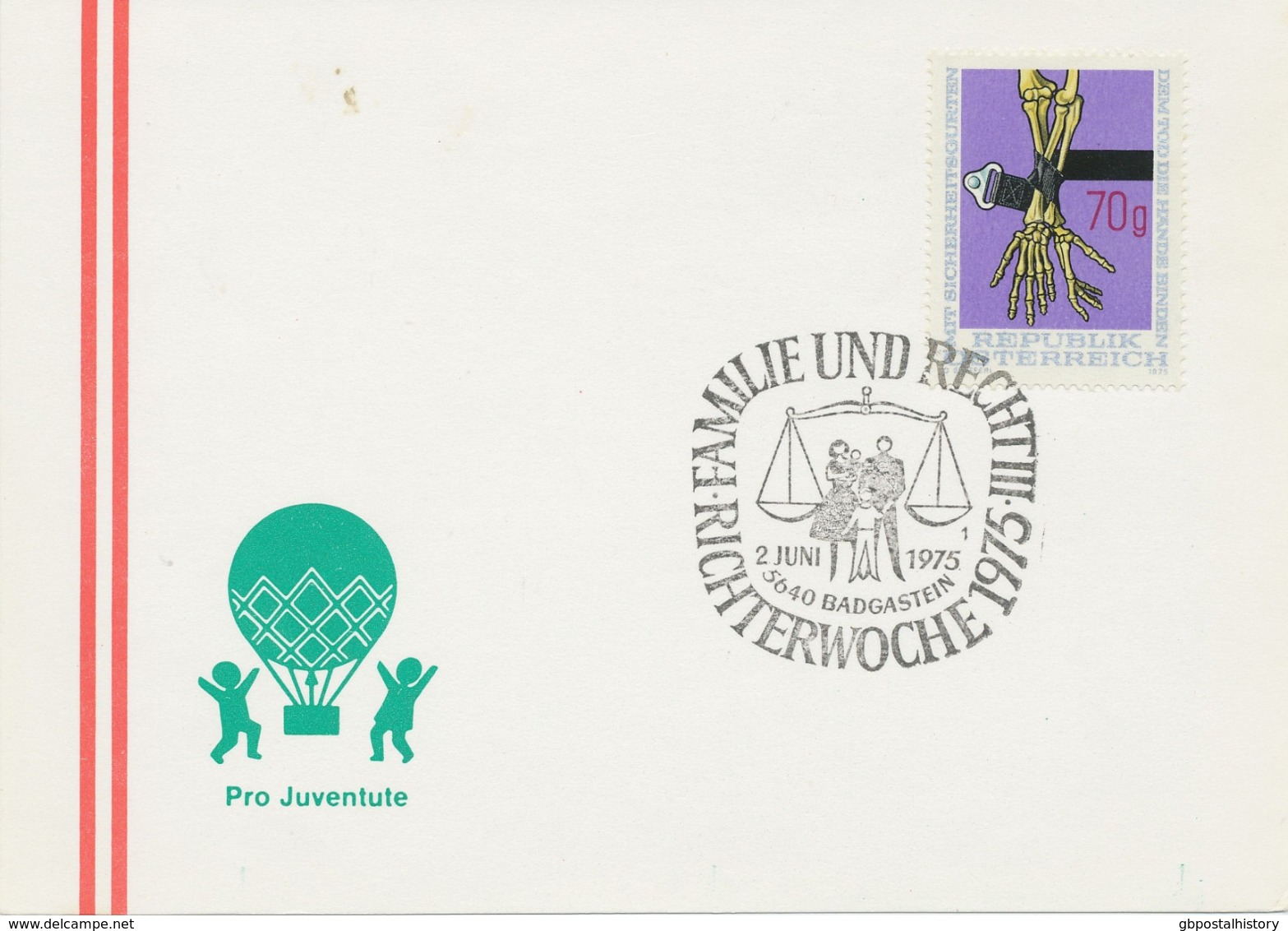 ÖSTERREICH 1975/7, 3 Versch. SST JUSTIZ / RECHT / RICHTER: 5640 BAD GASTEIN Richterwoche 1975-1977 - Franking Machines (EMA)