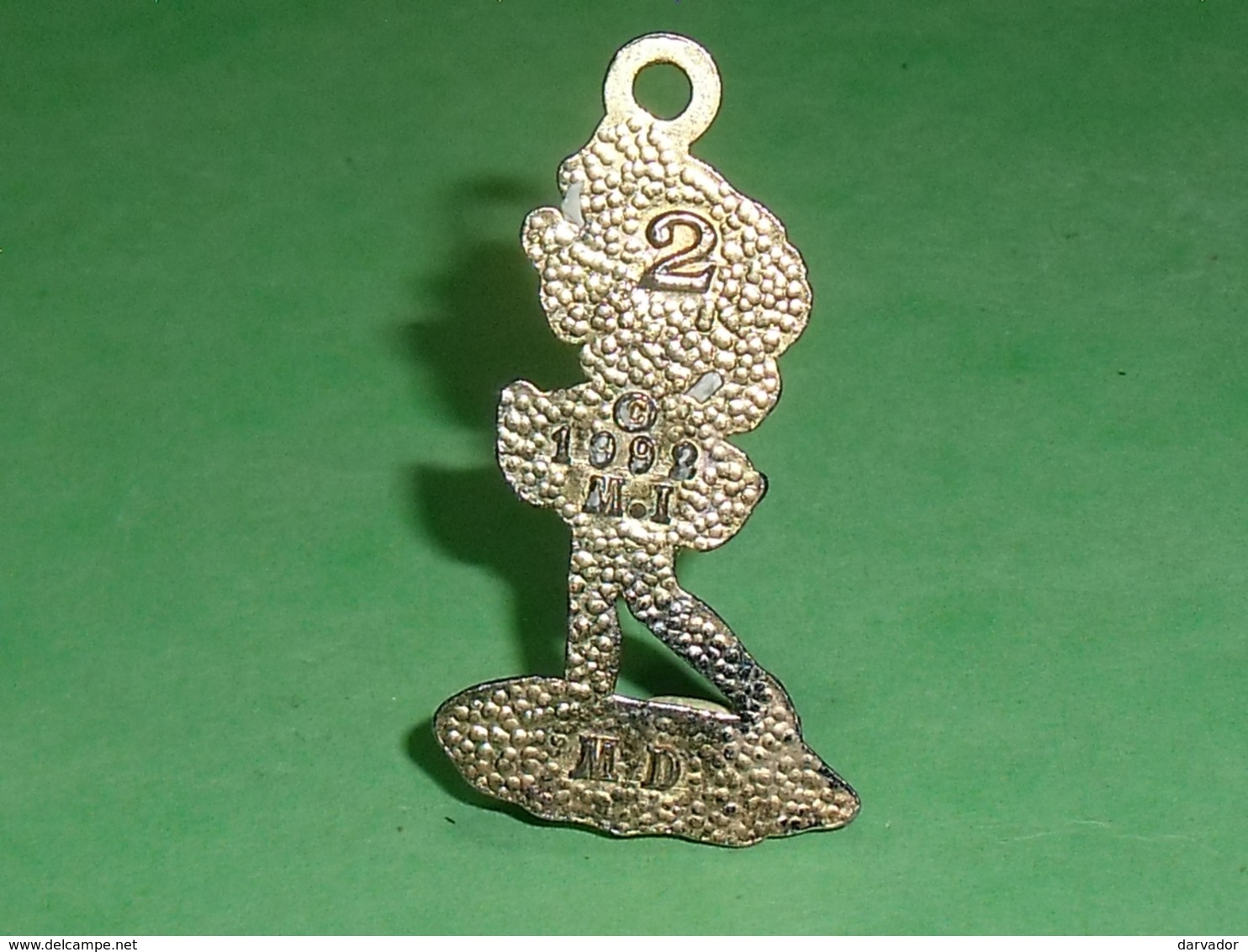 Fèves / Personnages : Pendentif , 1992 , OR       T118  ( Dans L'état ) - Personen