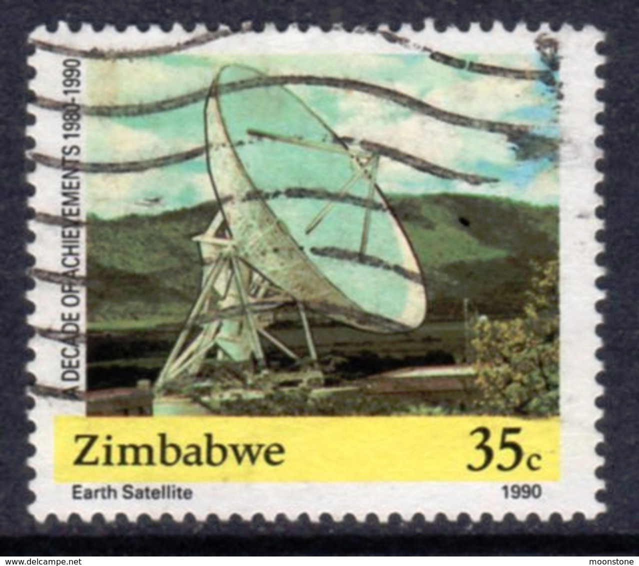 Zimbabwe 1990 10th Anniversary Of Independence 35c Value, Used, SG 789 (BA2) - Zimbabwe (1980-...)