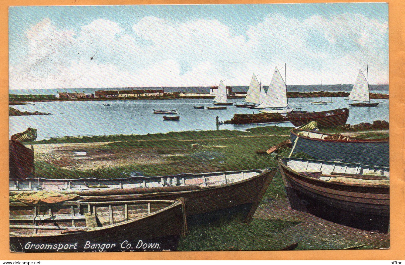 Bangor Co Down 1908 Postcard Mailed - Down