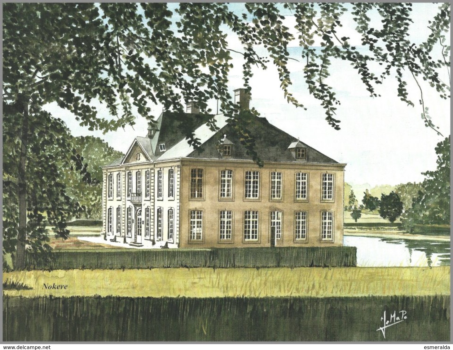 Coll.Delhaize,Châteaux De Belgique. 3 Gravures: Nokere, Ingelmunster, Wannegem - Geschichte