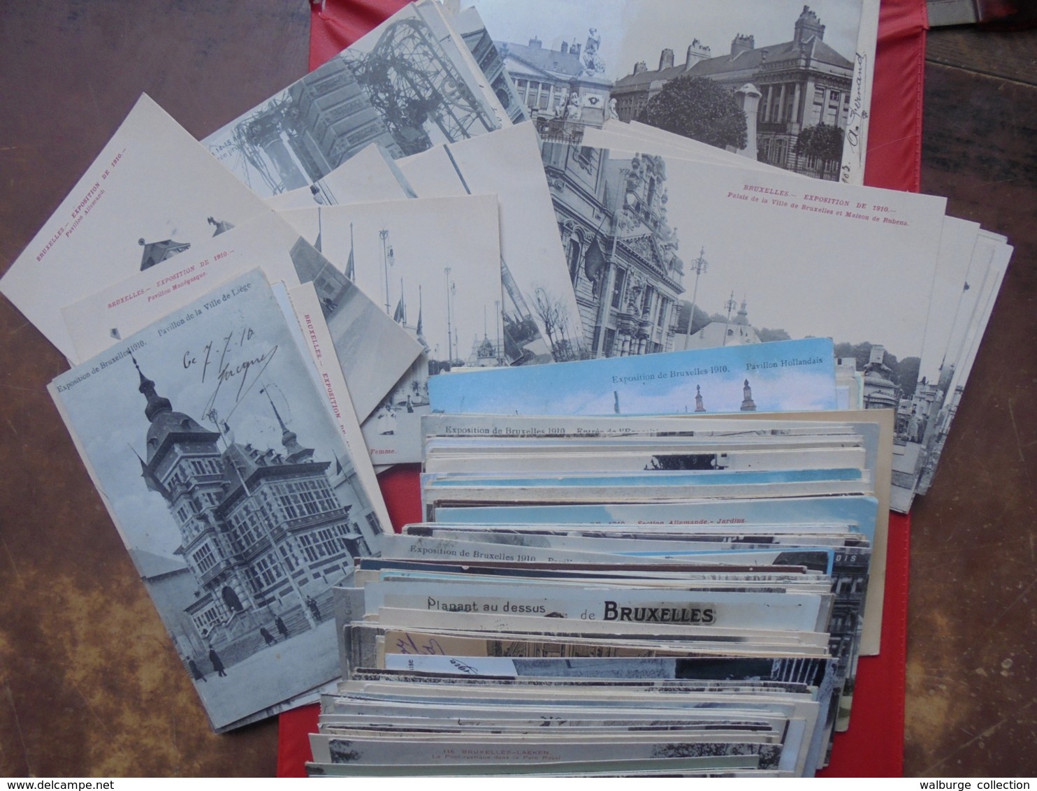 BRUXELLES LOT 180 CARTES POSTALES ANCIENNES (MÊME ORIGINE)