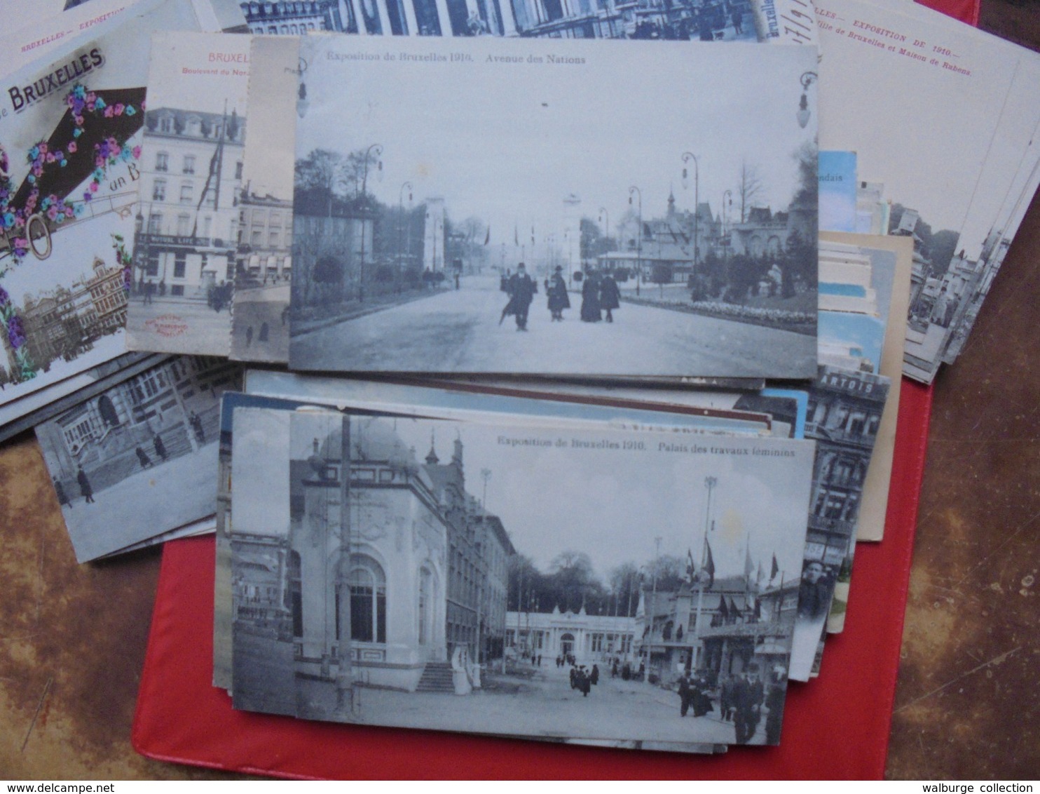 BRUXELLES LOT 180 CARTES POSTALES ANCIENNES (MÊME ORIGINE)