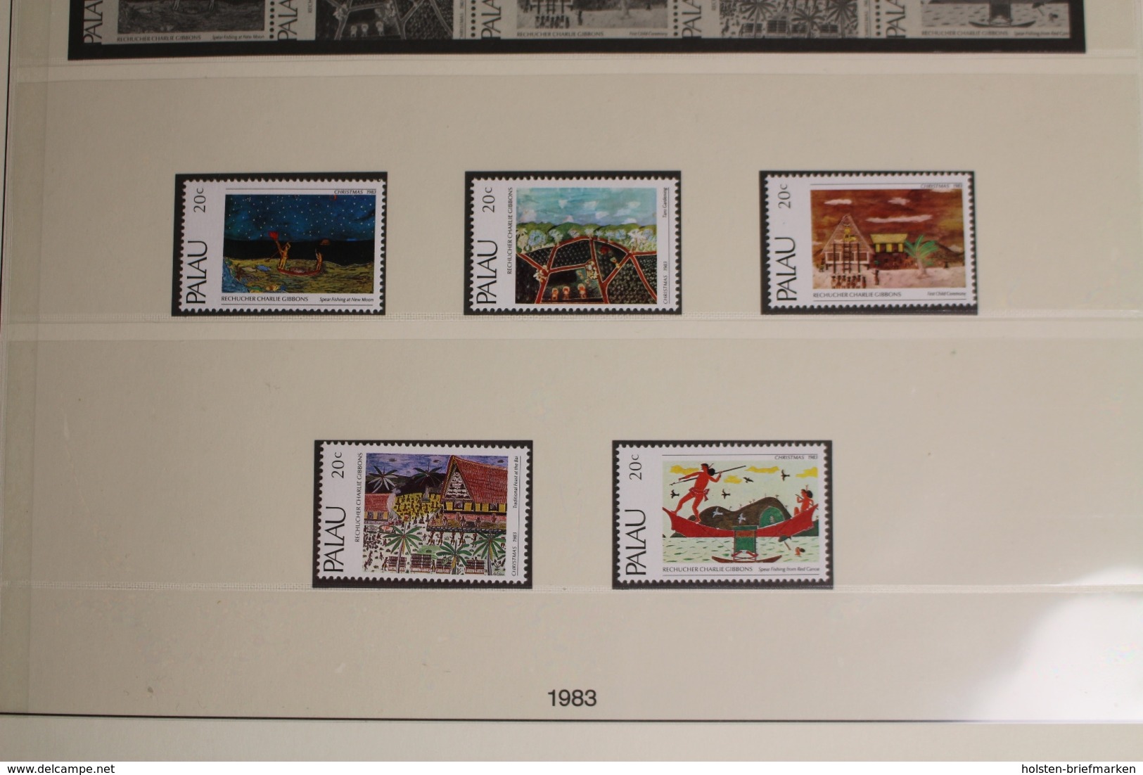 Palau 1983-1991, Postfrische Sammlung Im Lindner Vordruck - Palau