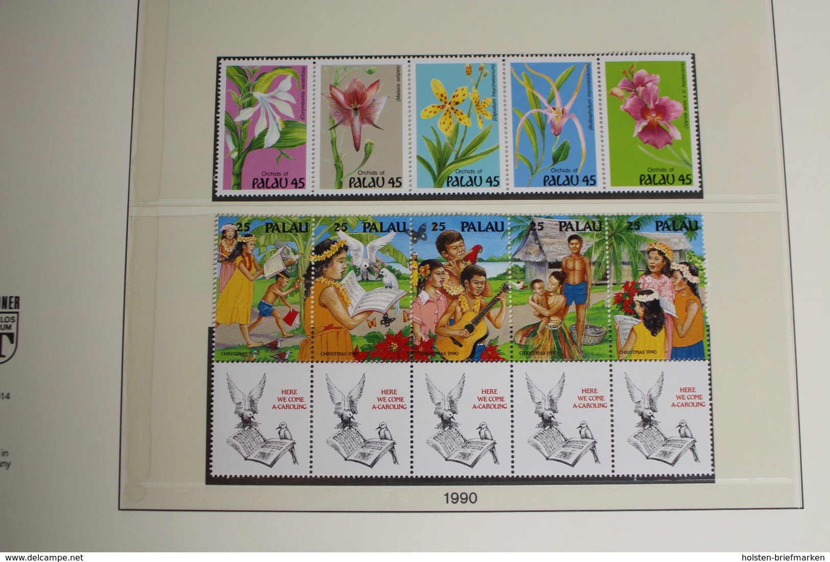 Palau 1983-1991, postfrische Sammlung im Lindner Vordruck