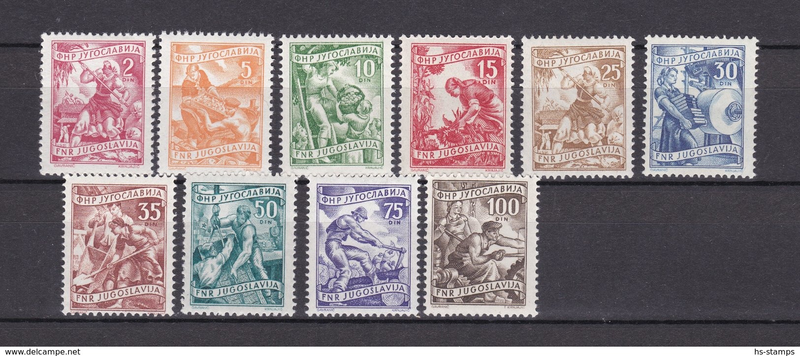 Yugoslavia - 1951 Year - Michel 678/81+683/88 - MNH - 105 Euro - Nuevos