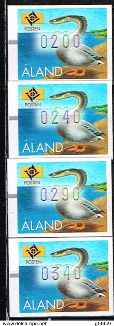 ALAND /Neuf **/MNH**/1996 - Timbres De Distributeurs - Série De 4 Valeurs - Aland