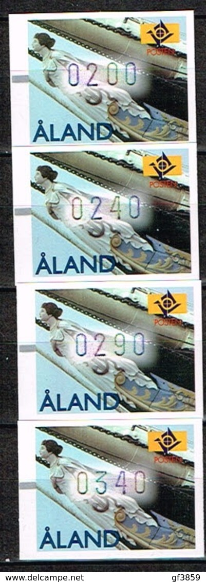 ALAND /Neuf **/MNH**/1997 - Timbres De Distributeurs - Série De 4 Valeurs - Aland