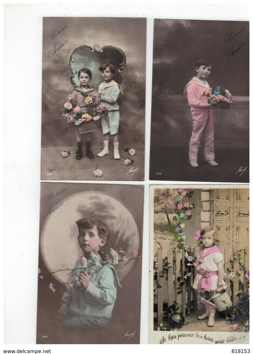 20 Oude Postkaarten Met Kindjes,meeste Geschreven En Afgestempeld Begin 1900 - 5 - 99 Postkaarten