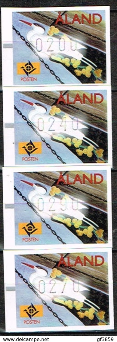 ALAND /Neuf **/MNH**/1999 - Timbres De Distributeurs - Série De 4 Valeurs - Aland