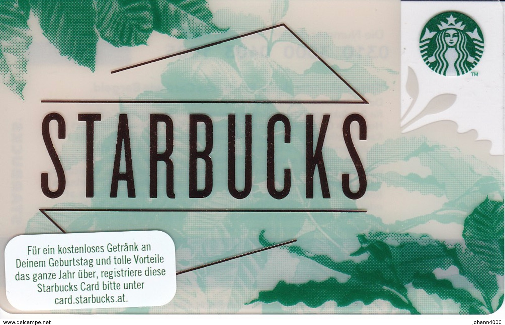 Geschenkkarte Starbucks Card Gift - Gift Cards