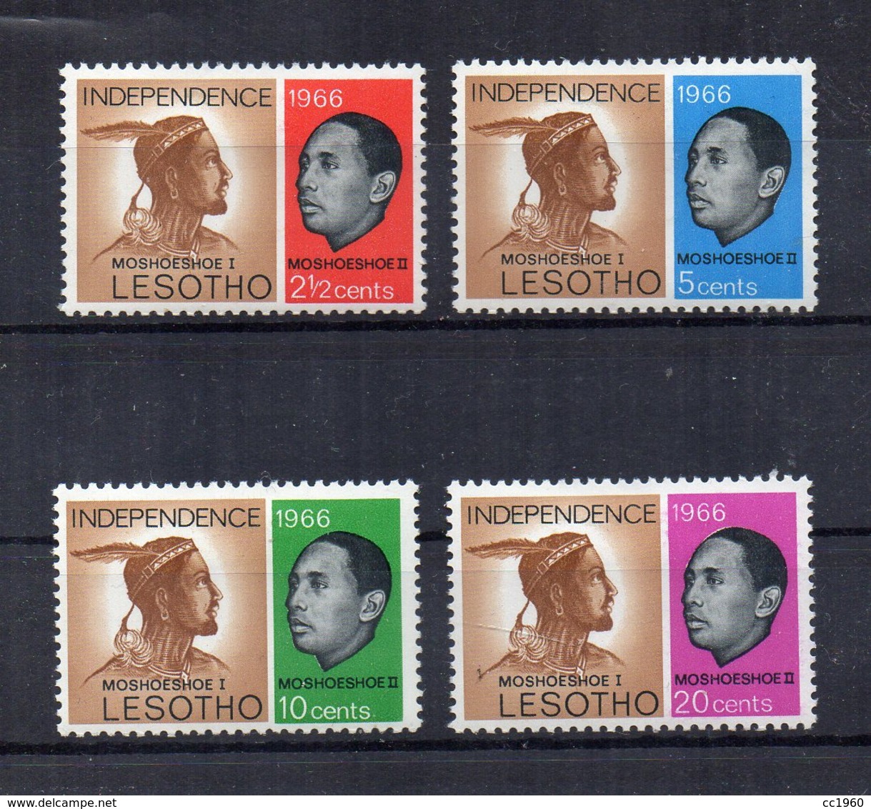 Leshoto - 1966 - Indipendenza - 4 Valori - Nuovi - Linguellati - (FDC16858) - Lesotho (1966-...)