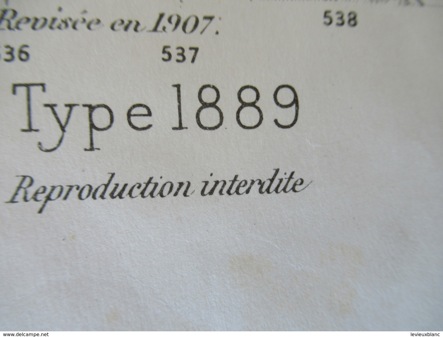 Carroyage Kilométrique/ TULLE/ Corréze/Type 1889/ Institut Géographique National/ Tirage D'Août 1941     PGC366 - Kaarten & Atlas