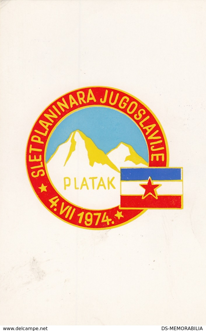 Climbing Mountaineering Bergsteigen Meeting Platak Ucka Istria Yugoslavia 1974 - Escalade