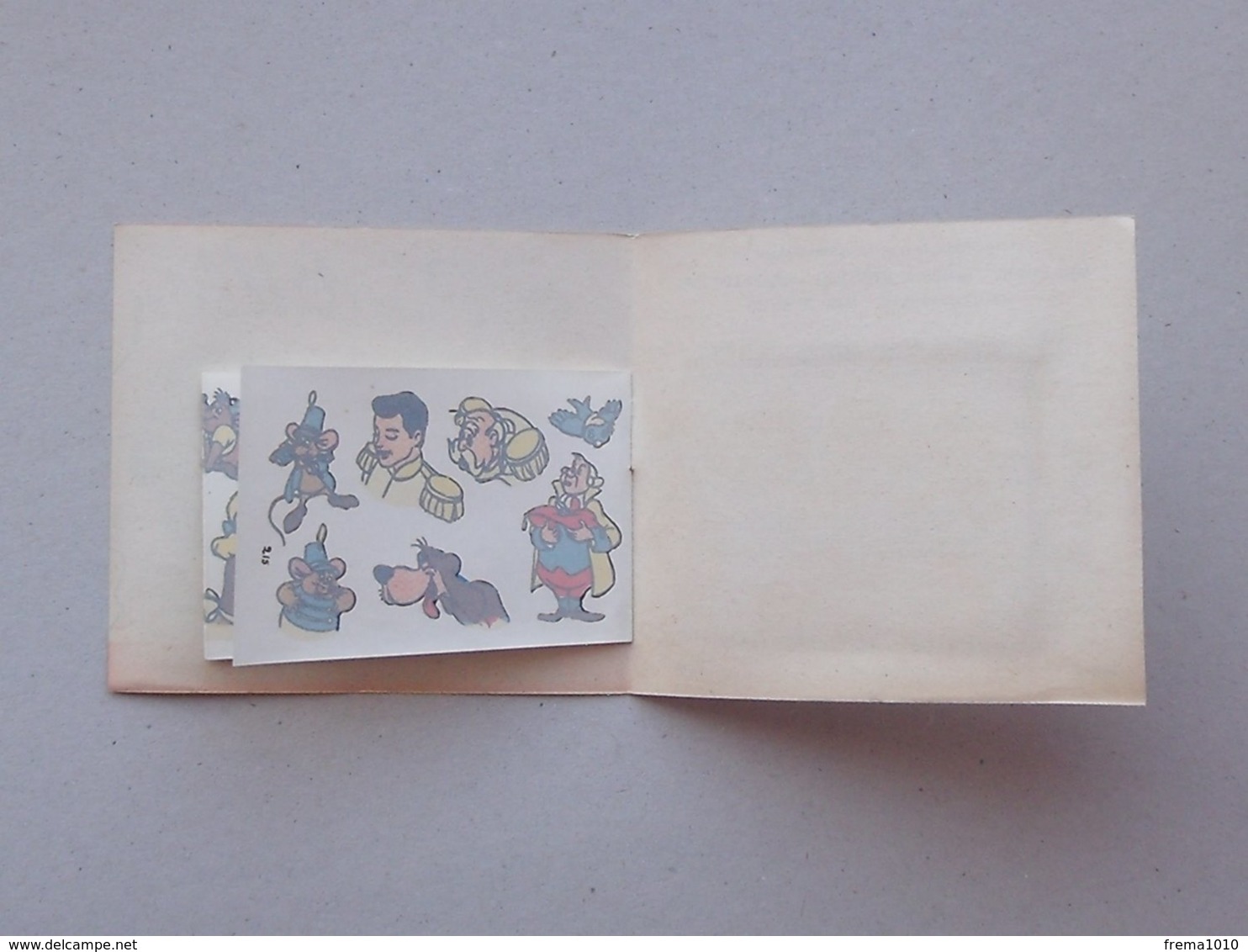 DECALCOMANIES Anciennnes Walt DISNEY: CENDRILLON Livret Avec 3 Volets Intérieurs - Potiron Prince - JESCO Imagerie - Collections