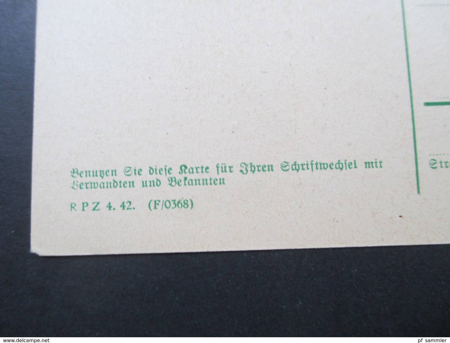 Deutsches Reich 1940er Jahre Private PK Unfallverhütung der Deutschen Reichspost 2 Motive Bester Unfallschutz ungebrauch