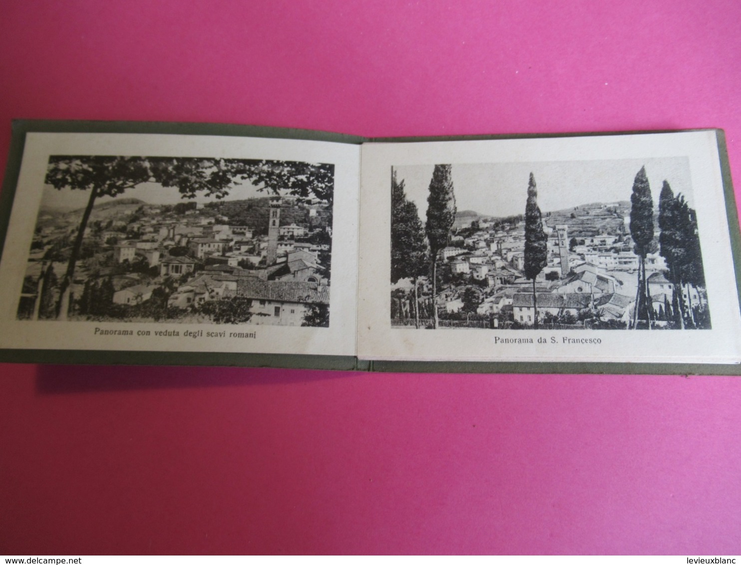 Petit Livret  Touristique/24 Vues/Pliage Accordéon/RICORDO Di FIESOLE/Florence/Toscane/Italie/ Vers 1900-20    PGC369 - Mappe/Atlanti