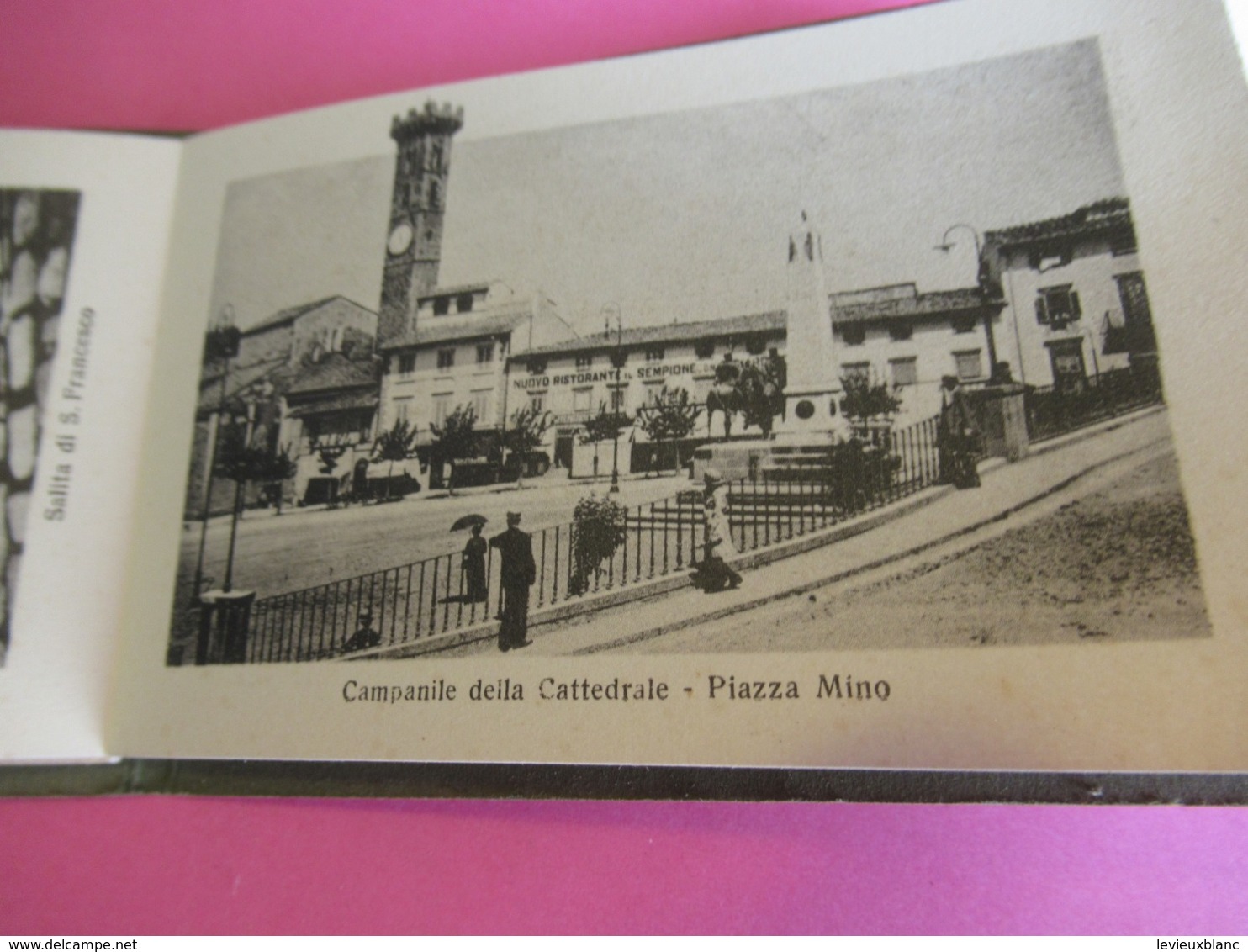 Petit Livret  touristique/24 vues/Pliage accordéon/RICORDO di FIESOLE/Florence/Toscane/Italie/ Vers 1900-20    PGC369