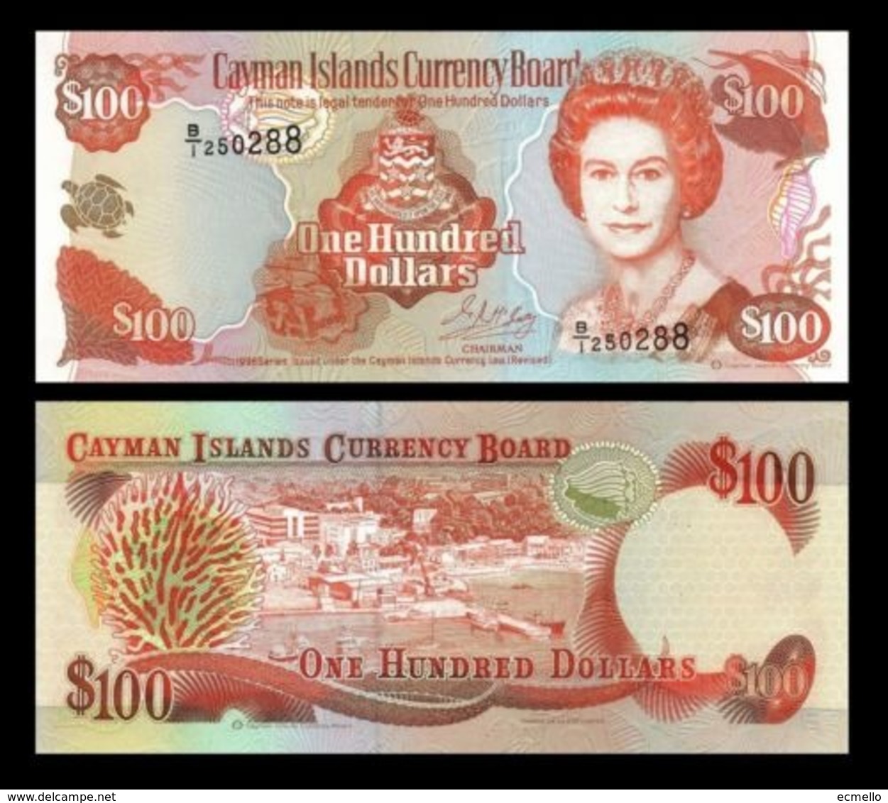 CAYMAN ISLANDS P20 100 DOLLARS 1996 UNC QUEEN EII - Islas Caimán