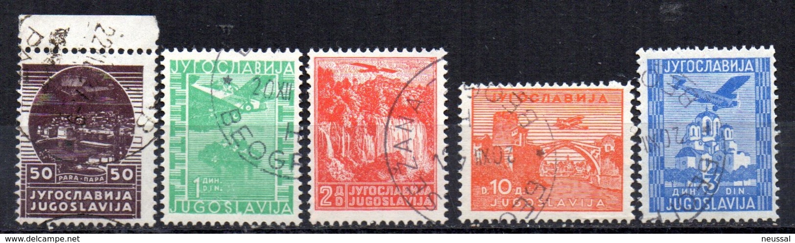 Serie   Nº  A-1/5   Yugoslavia - Aéreo