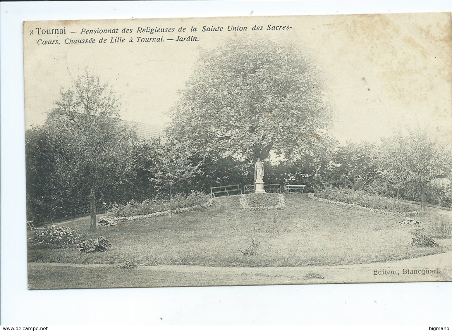 Tournai Pensionnat Des Religieuses De La Sainte Union Jardin - Doornik