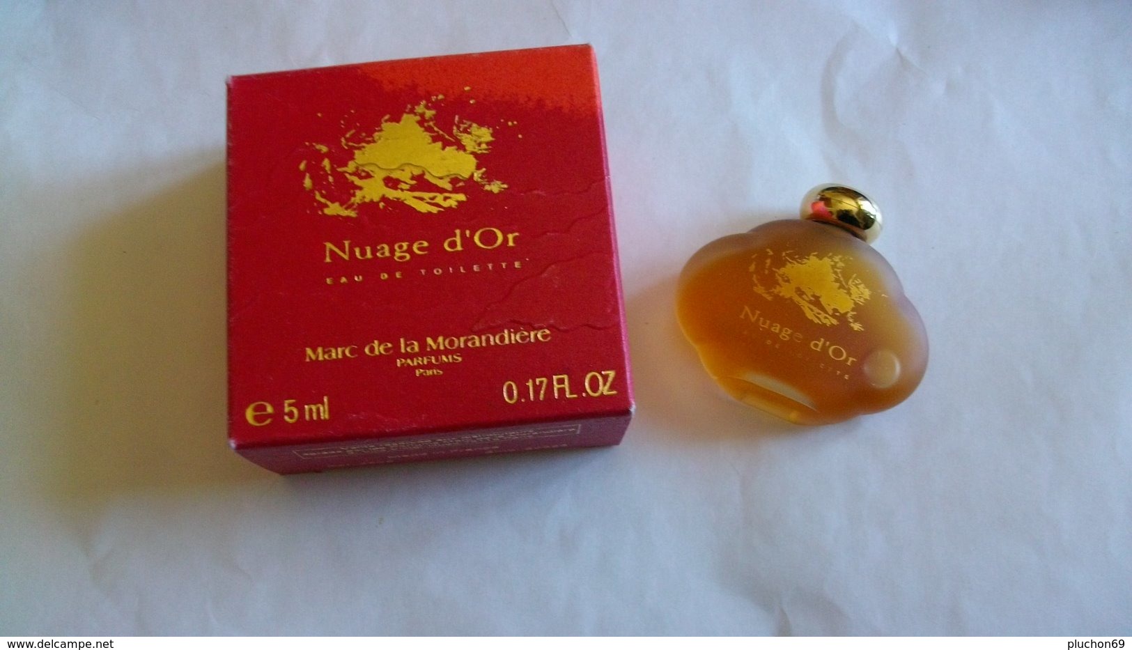 Miniature De Parfum Marc De La Morandière    " Nuage D'Or  "  Eau De Toilette - Miniaturen Flesjes Dame (met Doos)