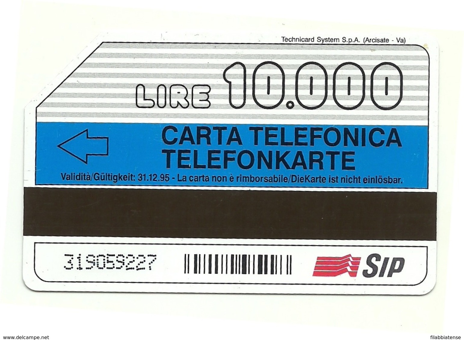 Italia - Tessera Telefonica Da 10.000 Lire N. 40 - Negozi InSip - Alto Adige - Pubbliche Figurate Ordinarie